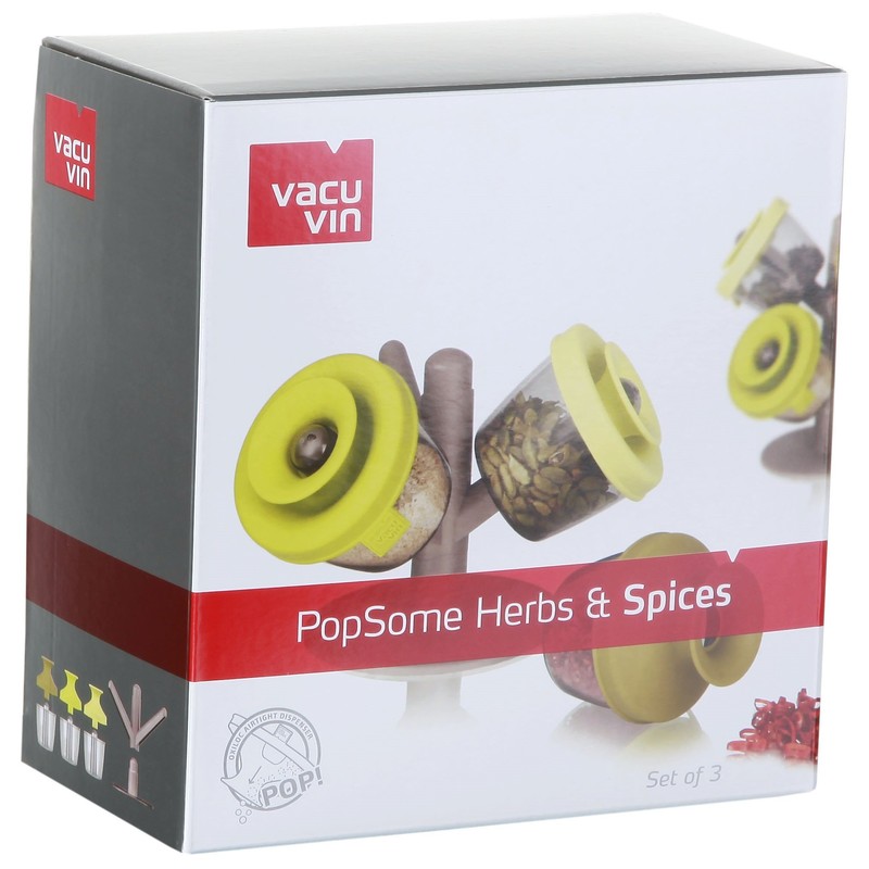 Vacu Vin Herbs and Spices Storage and Dispensing Set with