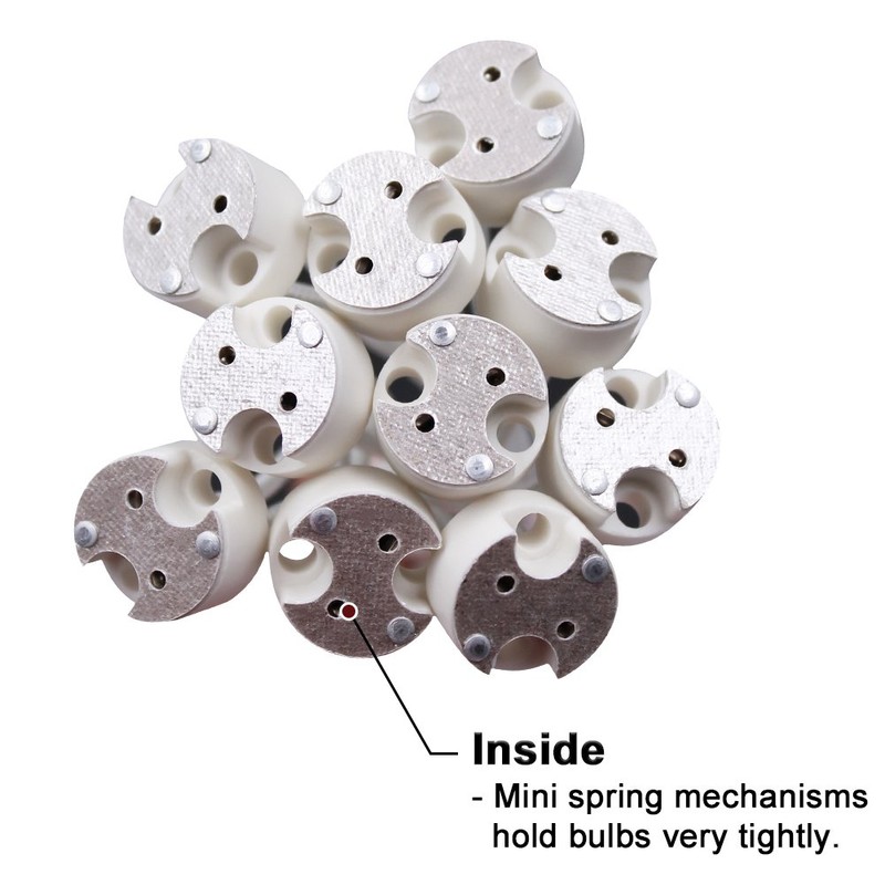 DiCUNO G8 Base Wire Connector Socket, G8 LED Light Bulb