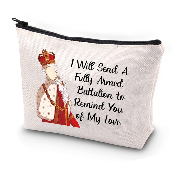 JYTAPP Hamilton Musical Broadway Makeup Bag Hamilton Gift Hamilton Fans Gift I Will Send A Fully Armed Battalion to Remind You of My Love Cosmetic Bag
