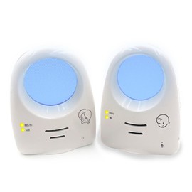 Baby Monitor Audio Only, Baby Sound Monitor for Baby Sleeping with Night Light Noise Detection, 20 Hours Standby Time Wireless Enhanced Range