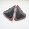 NEOLVZT New Racing Rear Quarter Window Louvers Scoops Shades Blinds