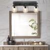 LMSOD Bathroom Wall Light Fixtures, Industrial Mason Jar Vanity Light,
