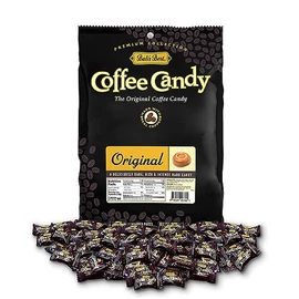 Bali's Best Coffee Candy, 2.2 Pound Bag, Individually Wrapped Hard Candy, Made with Real Sumatran Coffee, Halal