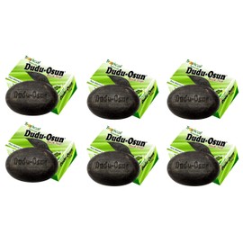 Tropical Naturals Dudu Osun Tropical African Black Soap, 6 x 150g