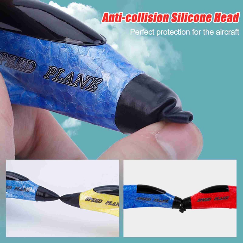 RC Airplane with Light Model Aircrafts EPP Foam Fighter Rechargeable