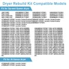 Upgraded Dryer Rebuild Kit Compatible with Speed Queen 1992 &