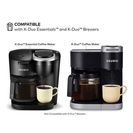 Reusable Keurig K Duo Coffee Filter for K-Duo Hot & Iced(Gen 2), K-Duo Essentials and K-Duo Brewers Machine, Reusable Mesh Ground Coffee Basket by Geesta
