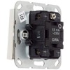 Gira System 55 283403 Rocker Switch 2-Pole Control 20 A