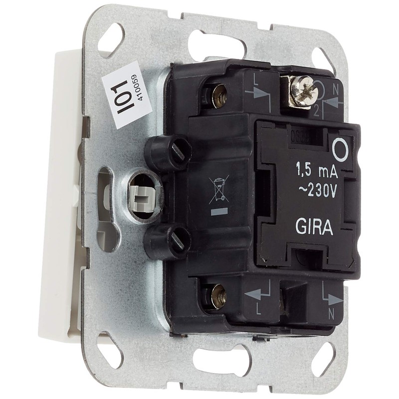 Gira System 55 283403 Rocker Switch 2-Pole Control 20 A