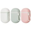 3-Piece Soap Dish With Hand Carry, Travel Soap Dish, Portable