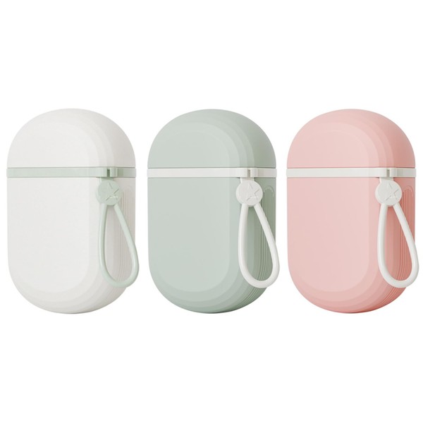 3-Piece Soap Dish With Hand Carry, Travel Soap Dish, Portable