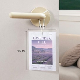 COCODOR 5 Packs White Floral Scented Sachets/Air Freshener Sachets Bags for Drawers, Closet, Cars, Long-Lasting Deodorizers Fresh Scents, Home Fragrance