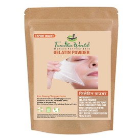 Twacha world Gelatin Powder For Face Mask/Hair removal/Peel Off Mask (Skin Care) 25 GM (25 g)
