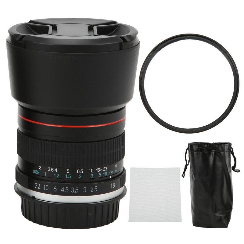 85mm F1.8 Large Aperture Camera Lens Medium Telephoto Manual Focus