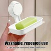 Suction Cup Shower Soap Holder Wall Mounted Max Hold 5KG
