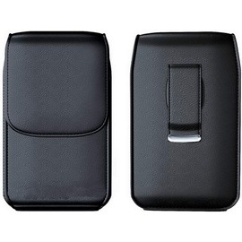 Premium Holster with Belt Clip for Freestyle Libre 3/ Freestyle Libre 2 (Continuous Glucose Monitor) (Black/VERTICAL1)