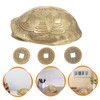 ABOOFAN 1Set Copper Turtle Shell Decoration Wealth Craft Ornament for