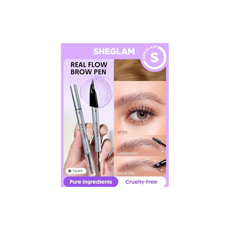 SHEGLAM Lápiz para cejas laminado Real Flow - Taupe