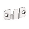 sourcing map Flush Mount Bracket, 44x19mm Zinc Plated Wall Mount