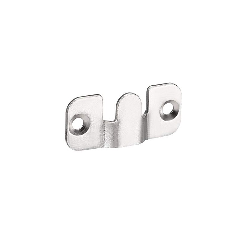 sourcing map Flush Mount Bracket, 44x19mm Zinc Plated Wall Mount