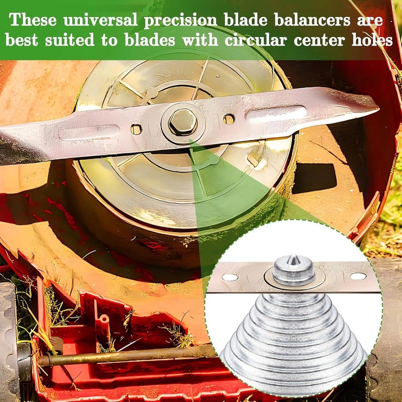 Precision Blade Balancer for Lawn Mower Blade, Compatible with Most
