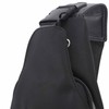 Small Chest Bag Black Color Oxford Fabric Sling Backpack with