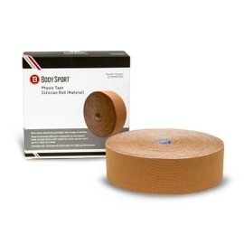Body Sport Physio Tape, Kinesiology Tape to Support Muscles and Joints - 2 in x 5.5 yds - Natural