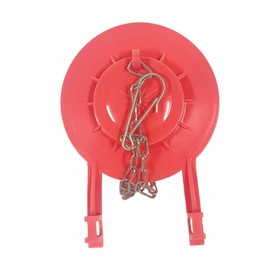 Replacement Toilet Flapper, Flush Valve Seal Bowl Stopper Flapper, Universal Toilet Tank Parts (Small Red)