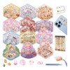 20 Hojas Diy Escena De Pegatinas Con Pinzas, 3d Calcomanías