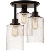 6 Pack Clear Seeded Glass Lamp Shades, 5.9in Height, 3.9in