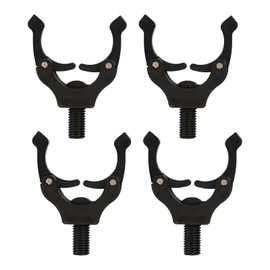 Wjelet Pack of 4 Rod Rests for Carp Fishing, Fishing Rod Holder Carp with Magnetic Holder, Automatic Adjustment, Holder for Fishing Rod, Rod Holder for Wild Fishing, River, Lake, Sea