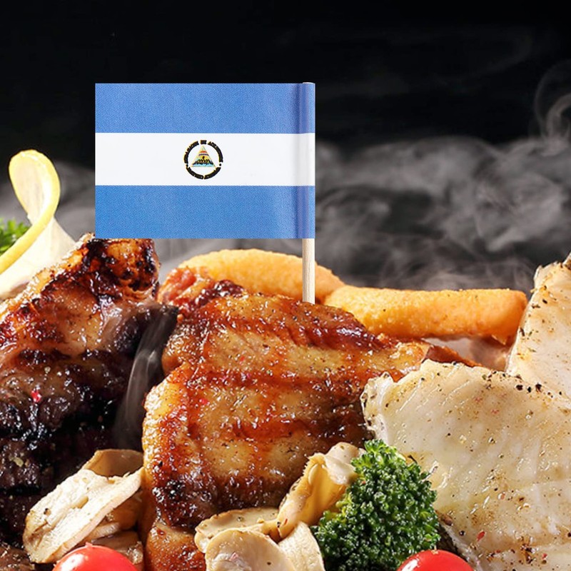 GentleGirl National toothpick flag (Nicaragua)
