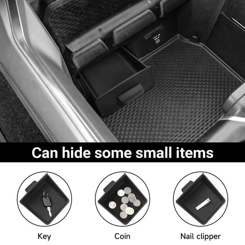 Center Console Storage Drawer Compatible with Dodge 2019-2026 RAM 1500