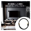 N-CAT NC2GLR5B-PP TV Connection Cable 2C Thickness 5m L Type