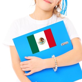 Flag of Mexico Sticker Decal Notebook Car Laptop 5.5"x4" (Color)