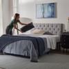 LUCID Mid-Rise Upholstered Headboard - Diamond Tufted - Padded Polyester