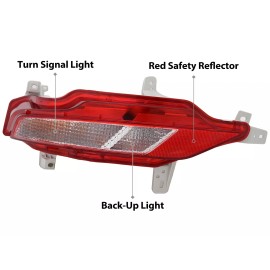 KAP For 2022 - 2024 Hyundai Tucson Back Up Turn Signal Light Driver Side HY2882107