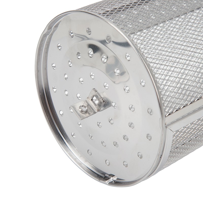 Rolling Grilling Basket Stainless Steel BBQ Rolling Basket Fork Wire