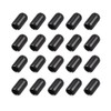 20pcs Rubber End Caps 6.5mm Inner Diameter Height 15mm Terminal