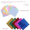 FLOTRUTE Origami Paper Folding Paper, Shiny Origami Laser Origami Paper,