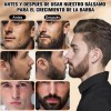 2pcs Cosmetics Para Barba, Hidrata Y Fortalece La Barba T