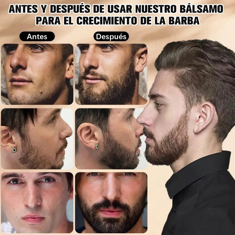 2pcs Cosmetics Para Barba, Hidrata Y Fortalece La Barba T