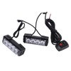 24W 12V 8LED Strobe Lights Bar High Brightness Warning Caution