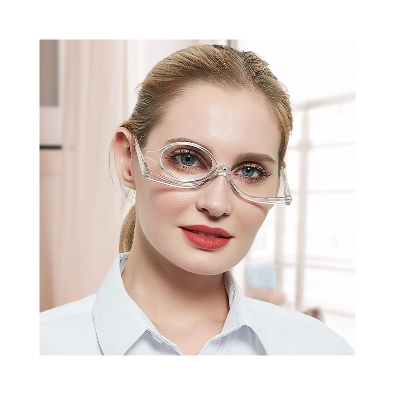 AEZUNI Makeup Reading Glasses for Women Magnifying Flip Down Cosmetic