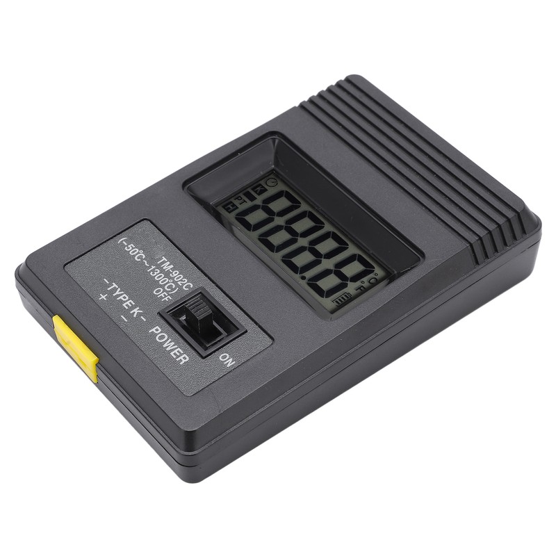 Tm‑902c Industrial LCD Display Digital Sensor Thermometer with Curved Shank