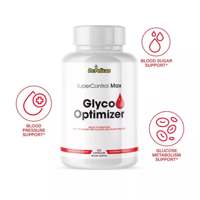 Pelican Vitamins Glyco Optimizer- Blood & Heart Support- 60 Capsules