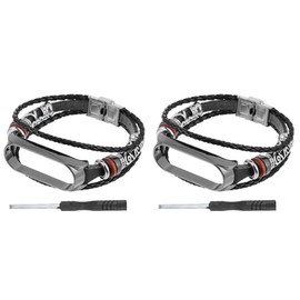 Gatuida 2pcs Bead Bracelet for Retro Replacement Watchband Easy Install Ethnic Style Wrist Strap Shell Design