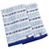 Imabari Biscot Face Towel, Blue, 13.4 x 30.7 inches (34
