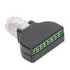3 Sets RJ45 Male to 8 Pin Screw Terminal Connector