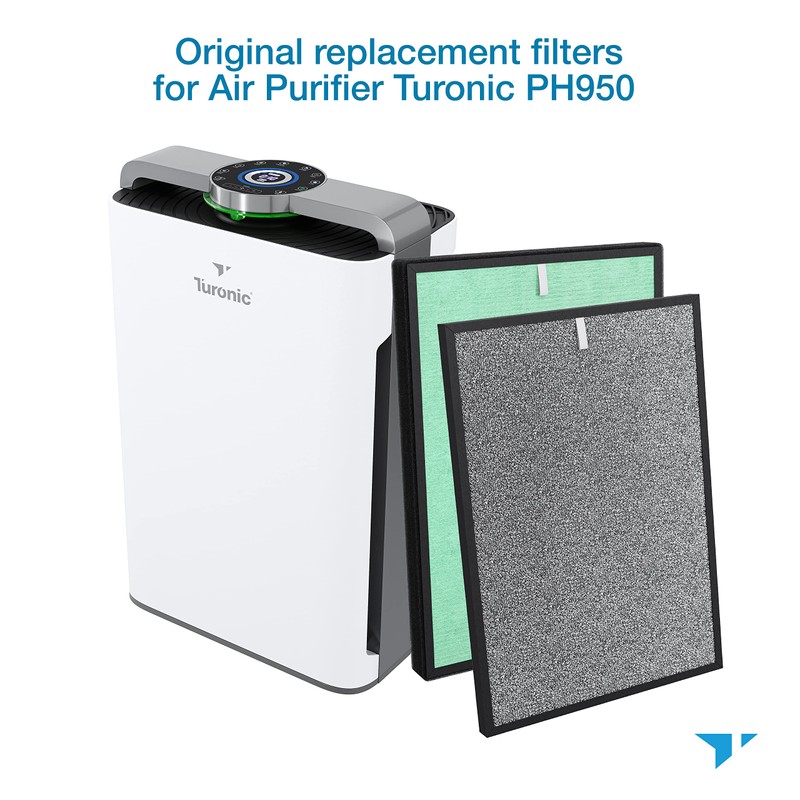 Turonic PH950_F - 4-in-2 Replacement Filter for PH950 Air Purifier,